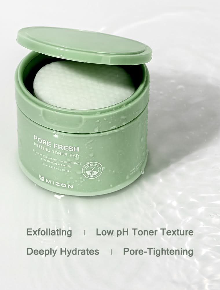 Pore Fresh Peeling Toner Pads with Houttuynia Cordata Extract