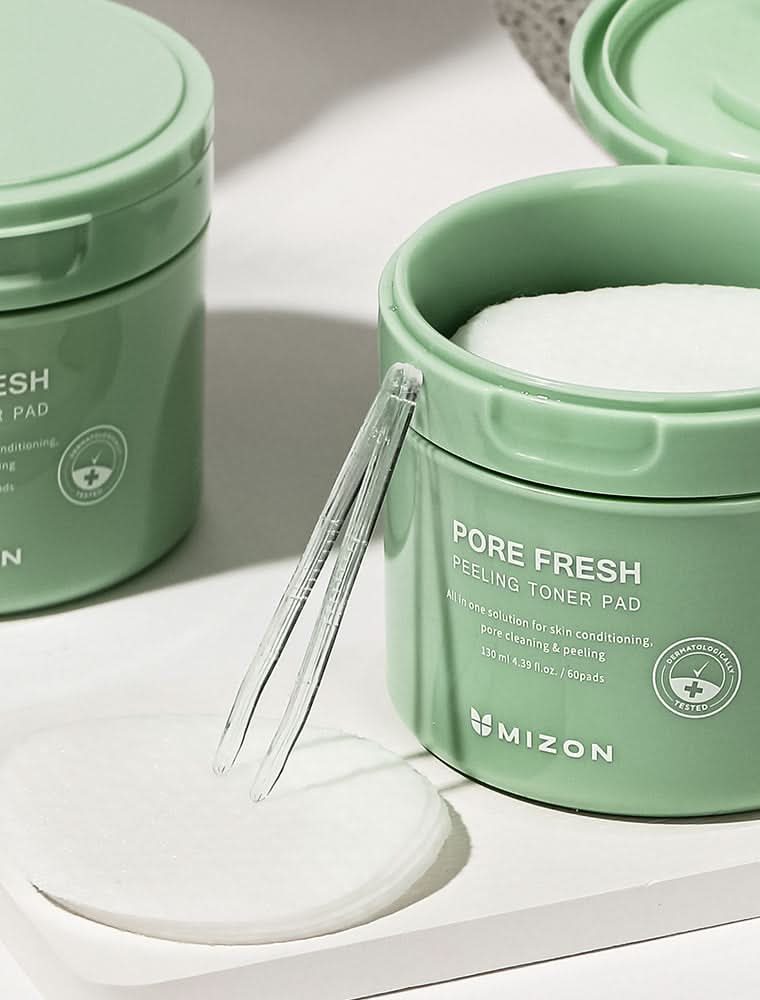 Pore Fresh Peeling Toner Pads with Houttuynia Cordata Extract