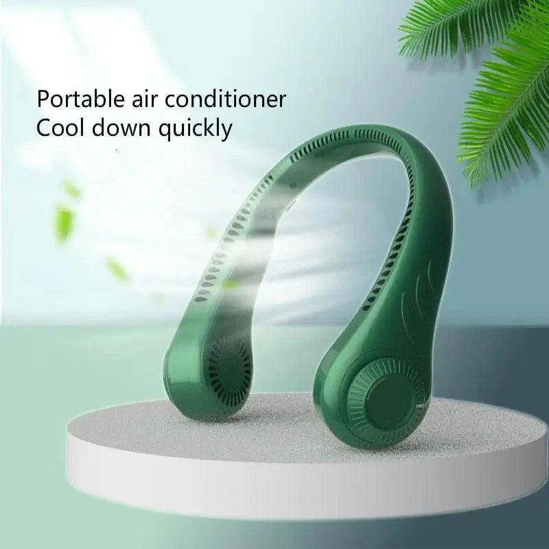 Hands-Free Wearable Neck Fan, 3-Speed Personal Cooling Device