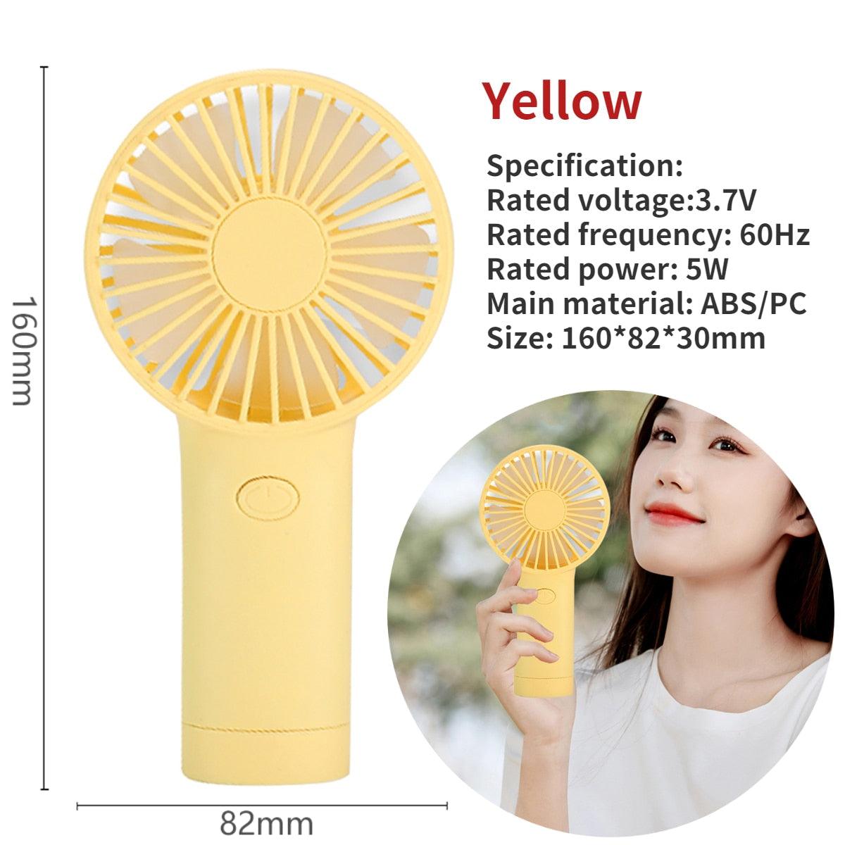 Rechargeable Bladeless Neck Fan with 3 Speeds - Minimalist Design