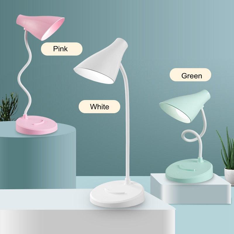Portable Rechargeable LED Folding Desk Lamp - USB Powered Eye Care