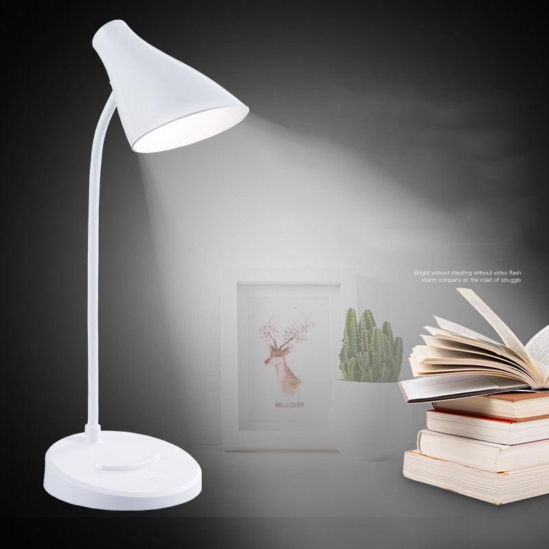 Portable Rechargeable LED Folding Desk Lamp - USB Powered Eye Care