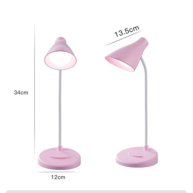 Portable Rechargeable LED Folding Desk Lamp - USB Powered Eye Care