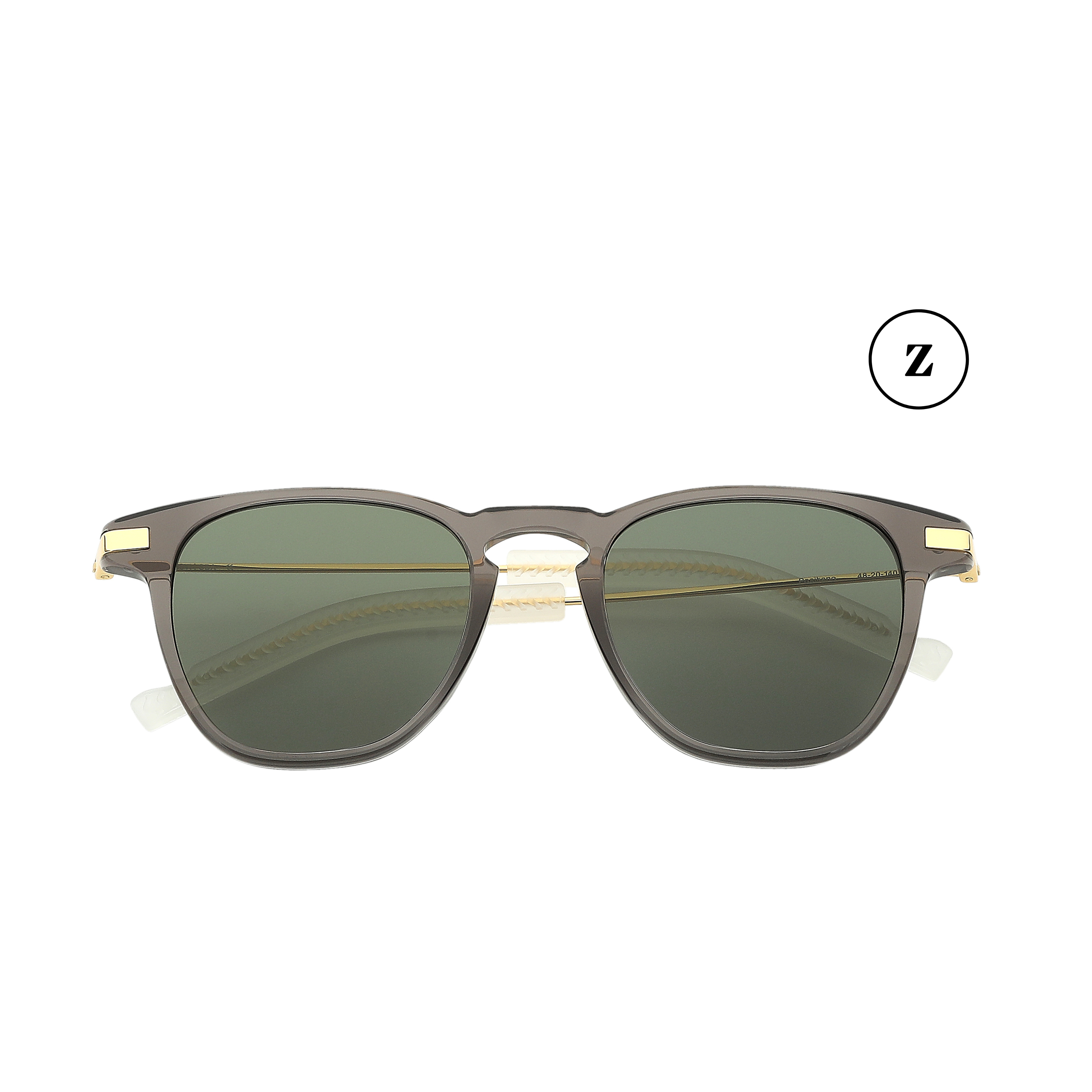 Positano Slate Polarized Square Sunglasses