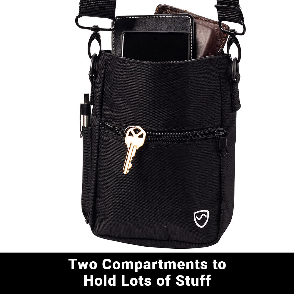 EMF Protection Phone Pouch with Removable Crossbody Strap - Image 8