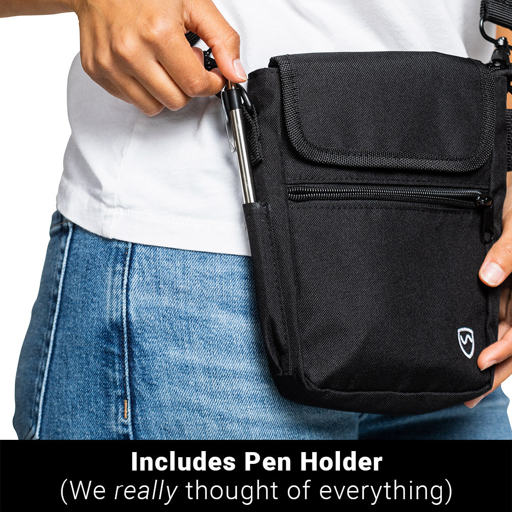 EMF Protection Phone Pouch with Removable Crossbody Strap - Image 10