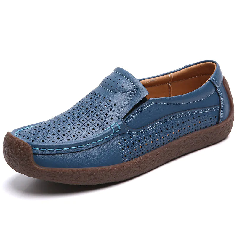 Women's Flat Leather Loafers