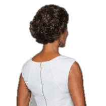 Precedence Short Layered Wig in Dark Chestnut Brown, Classic Style