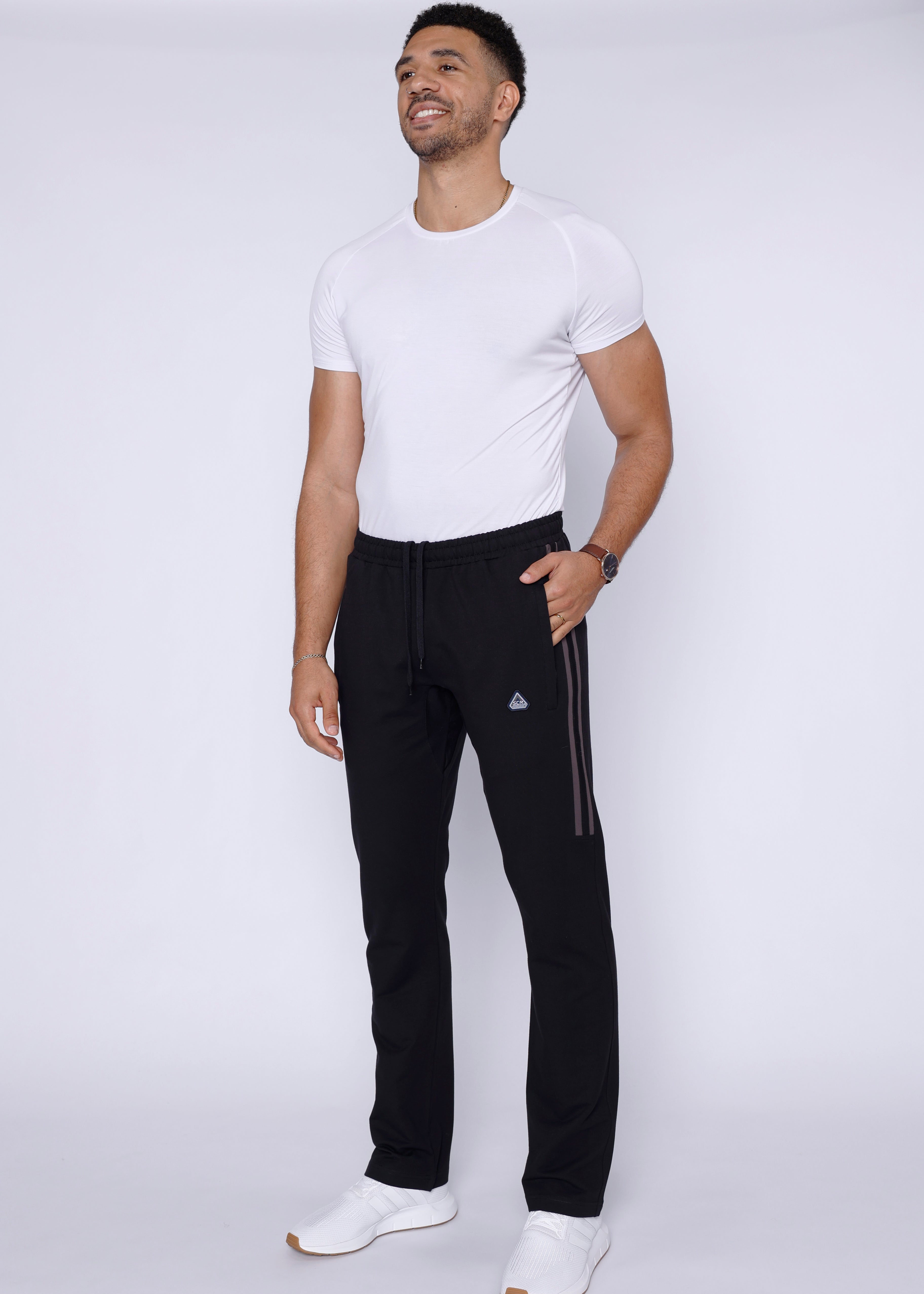 Ultimate Flex Athletic Sweatpants in Black with Custom Inseam - Image 5