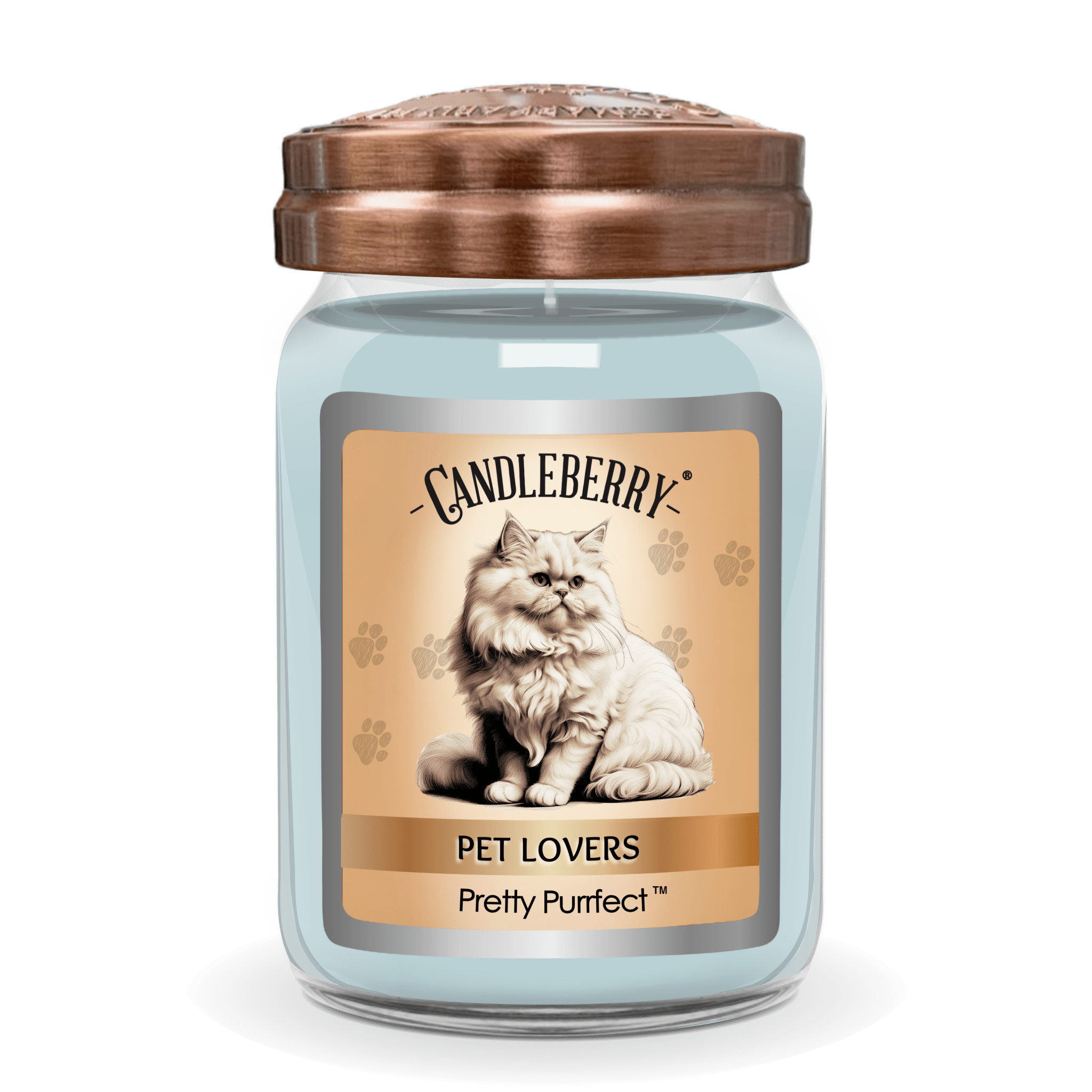 Pretty Purrfect™ Large Jar Candle - Soy Blend Glass