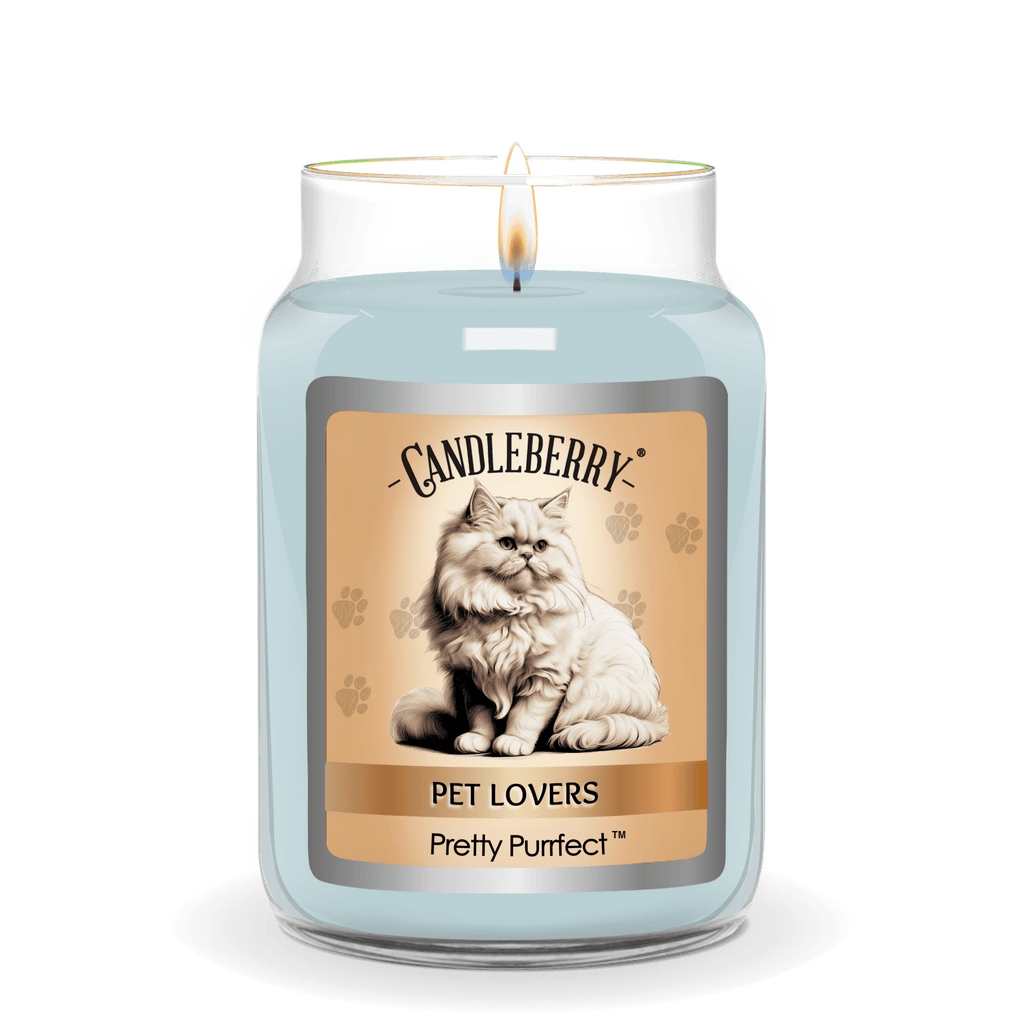 Pretty Purrfect™ Large Jar Candle - Soy Blend Glass