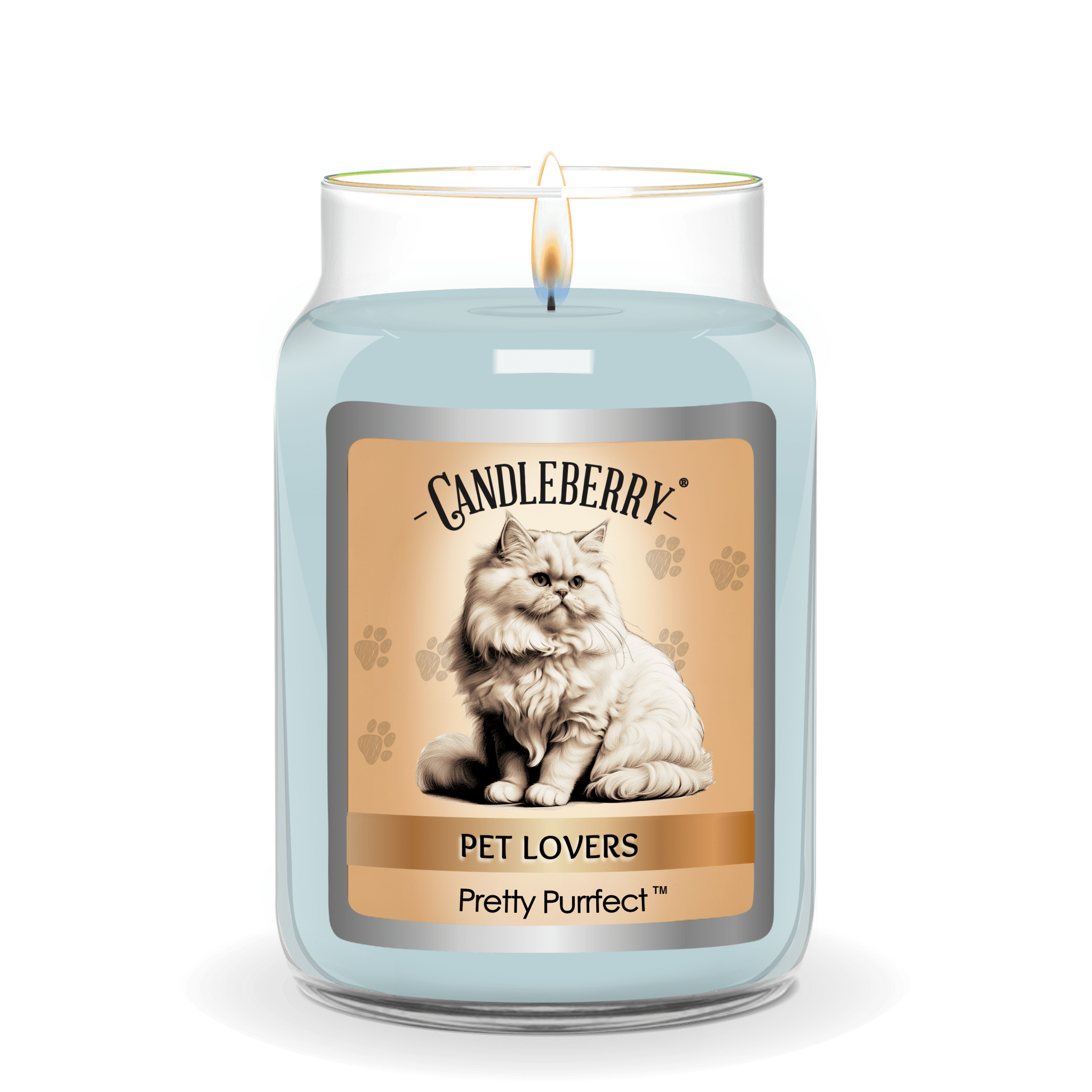 Pretty Purrfect™ Large Jar Candle - Soy Blend Glass