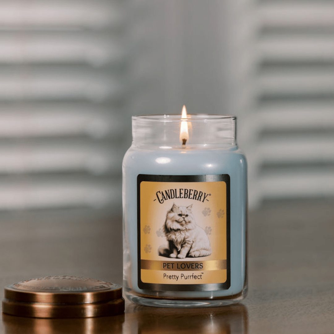 Pretty Purrfect™ Large Jar Candle - Soy Blend Glass