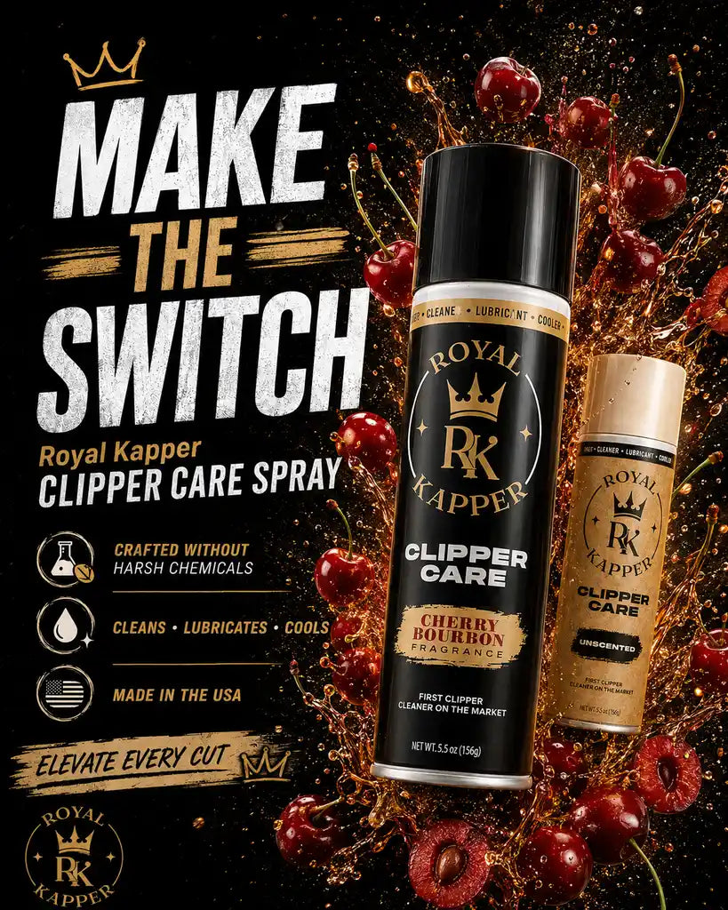 ROYAL KAPPER NON-TOXIC CLIPPER SPRAY - CHERRY BOURBON