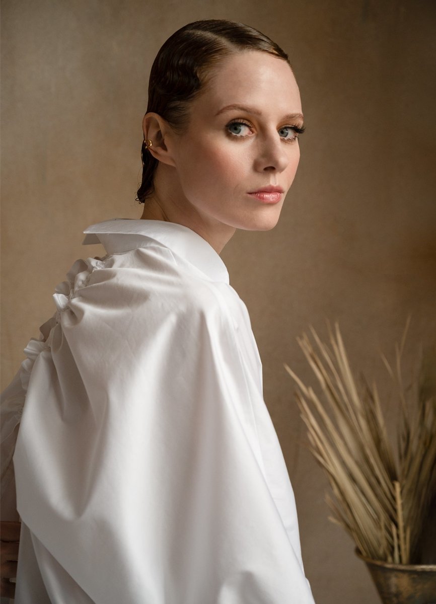 Prima Italian Design White Shirt Organic Cotton