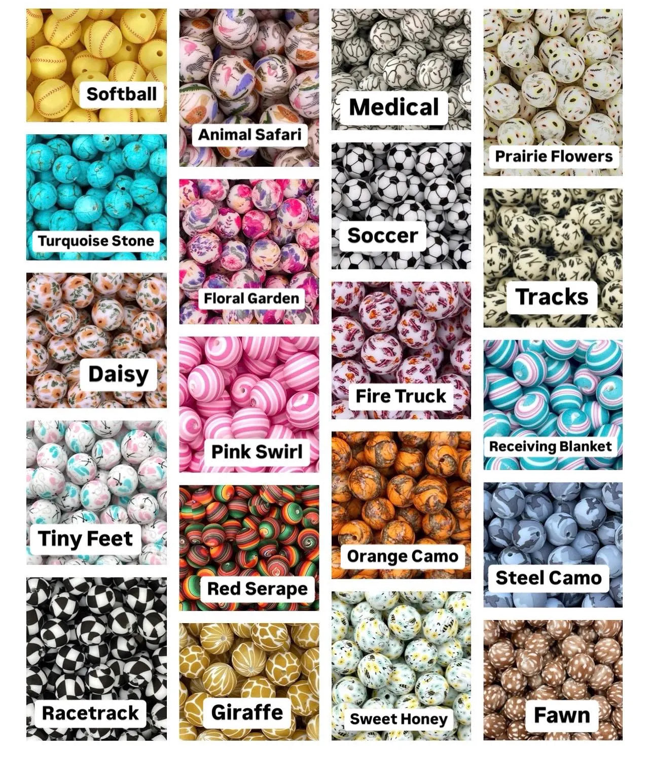 Solid Color Pacifier Clip