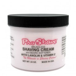 24oz professional size container of Pro Shave Cream