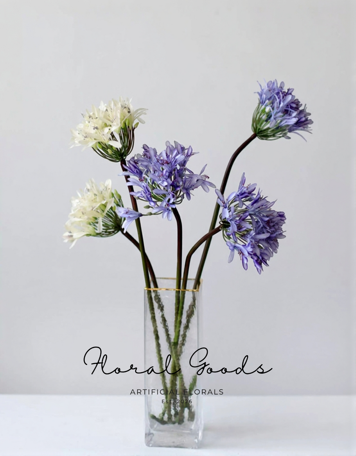 Elegant Agapanthus Stem – 25.6"