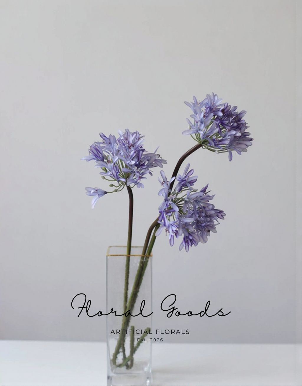 Elegant Agapanthus Stem – 25.6"