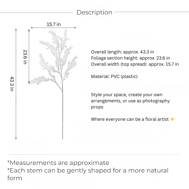 Airy Cedar Branch – 41.3"