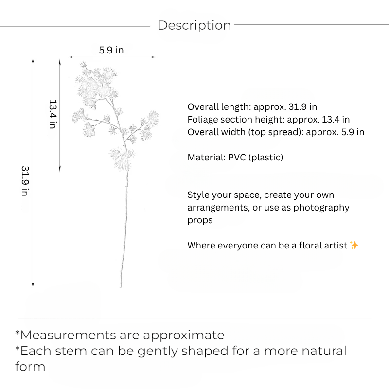 Airy Pine Branch – 31.9"