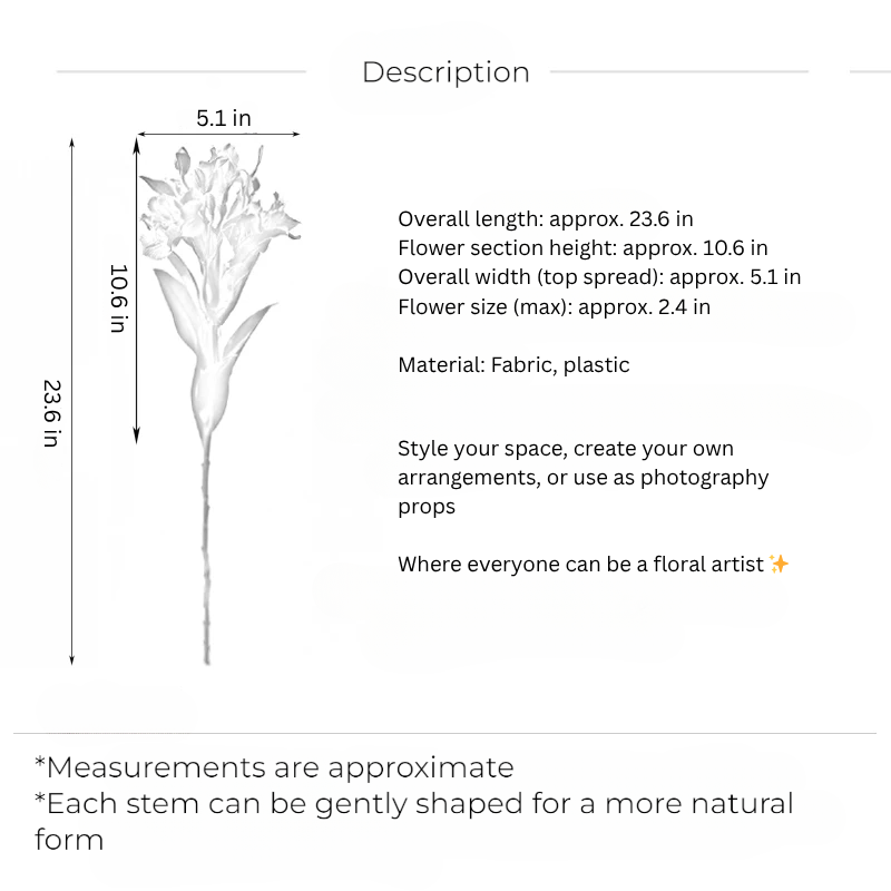 Garden Alstroemeria Spray – 23.6"