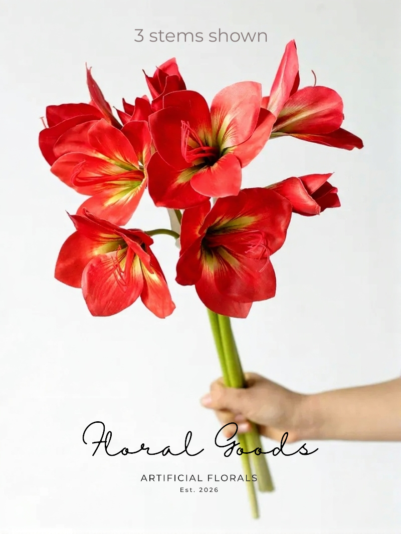 Elegant Amaryllis Stem – 26.5"