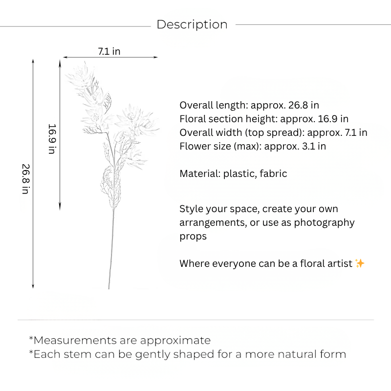 Blush Star Bloom Spray – 27"