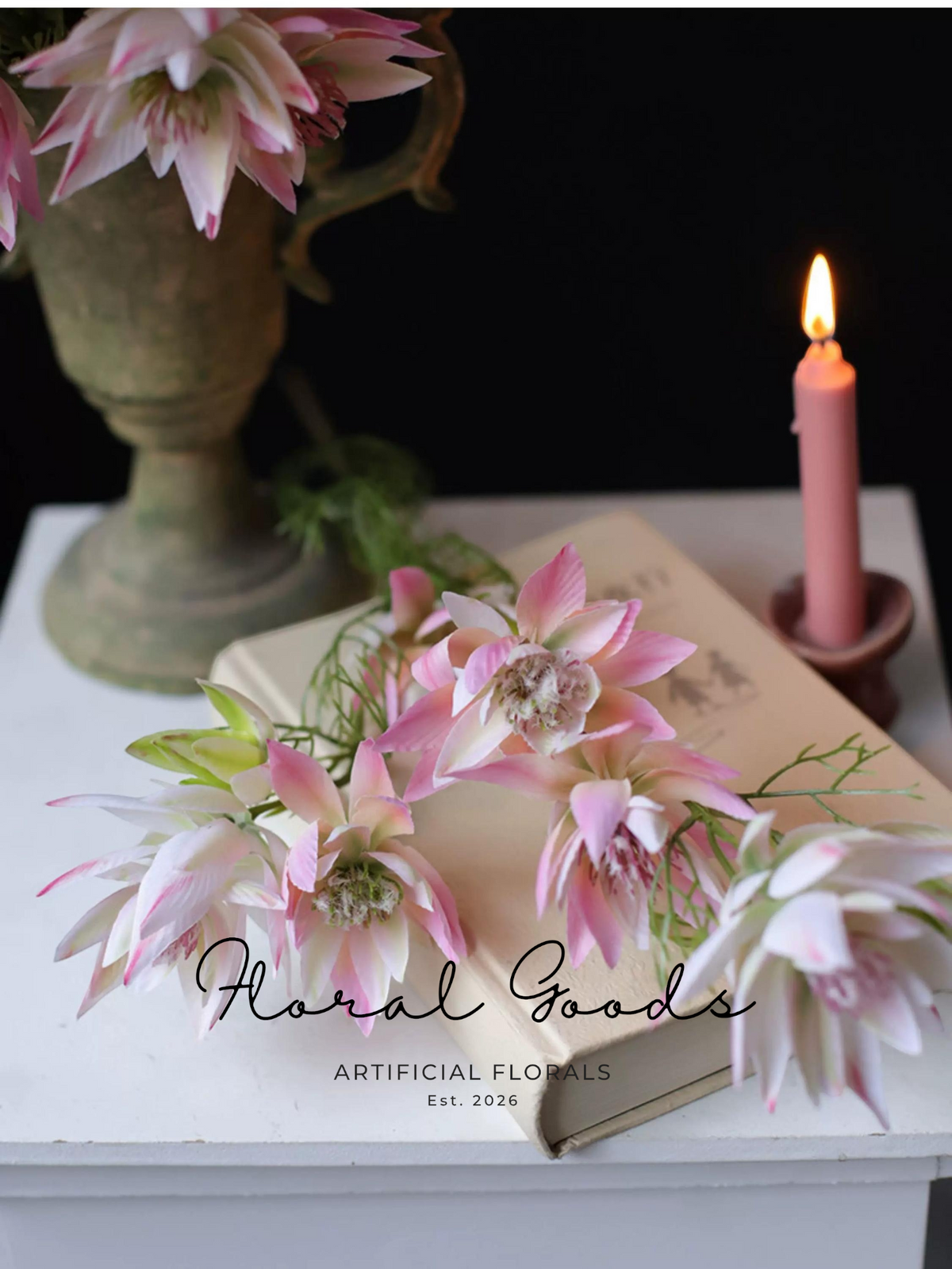 Blush Star Bloom Spray – 27"