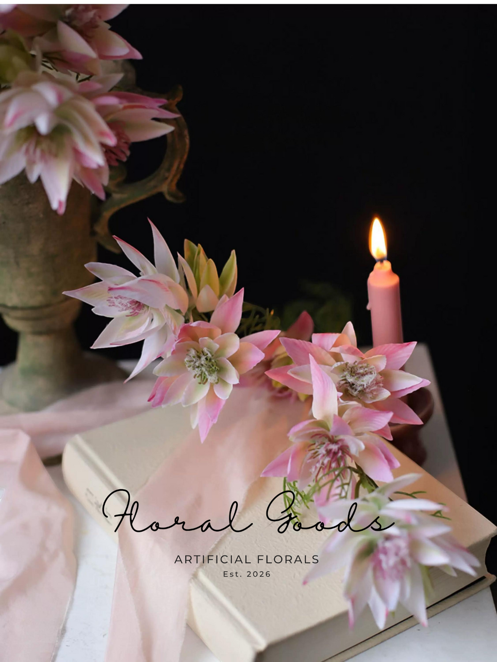 Blush Star Bloom Spray – 27"