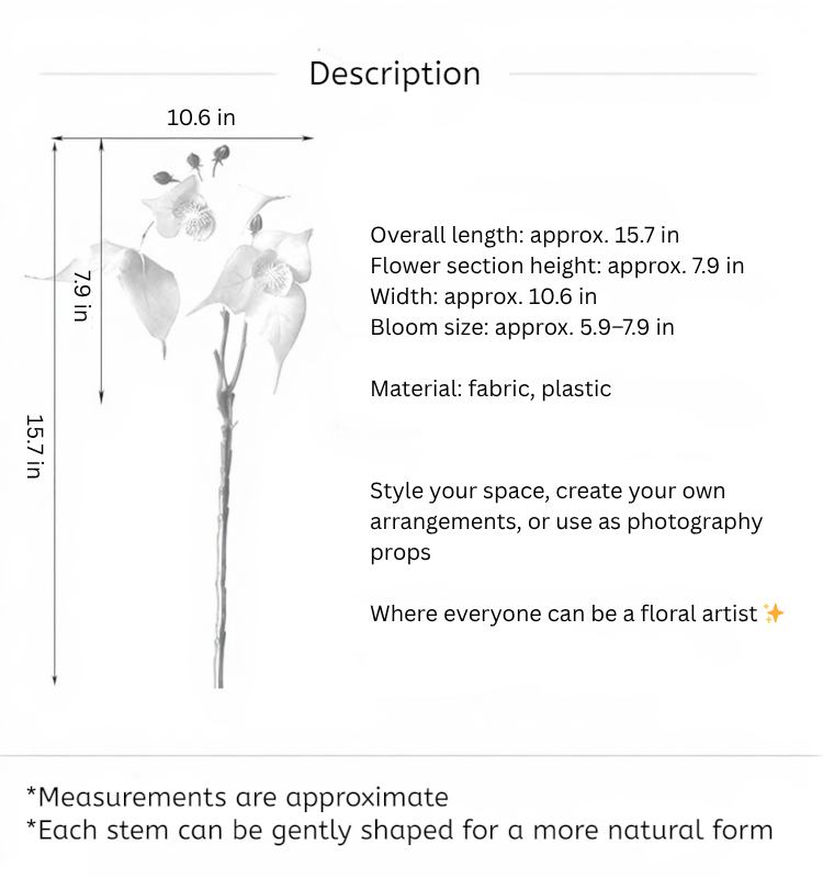 Wild Bloom Spray (Dove Tree) – 16"