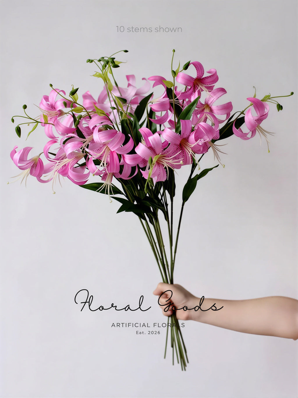 Blooming Lily Stem – 29.5"