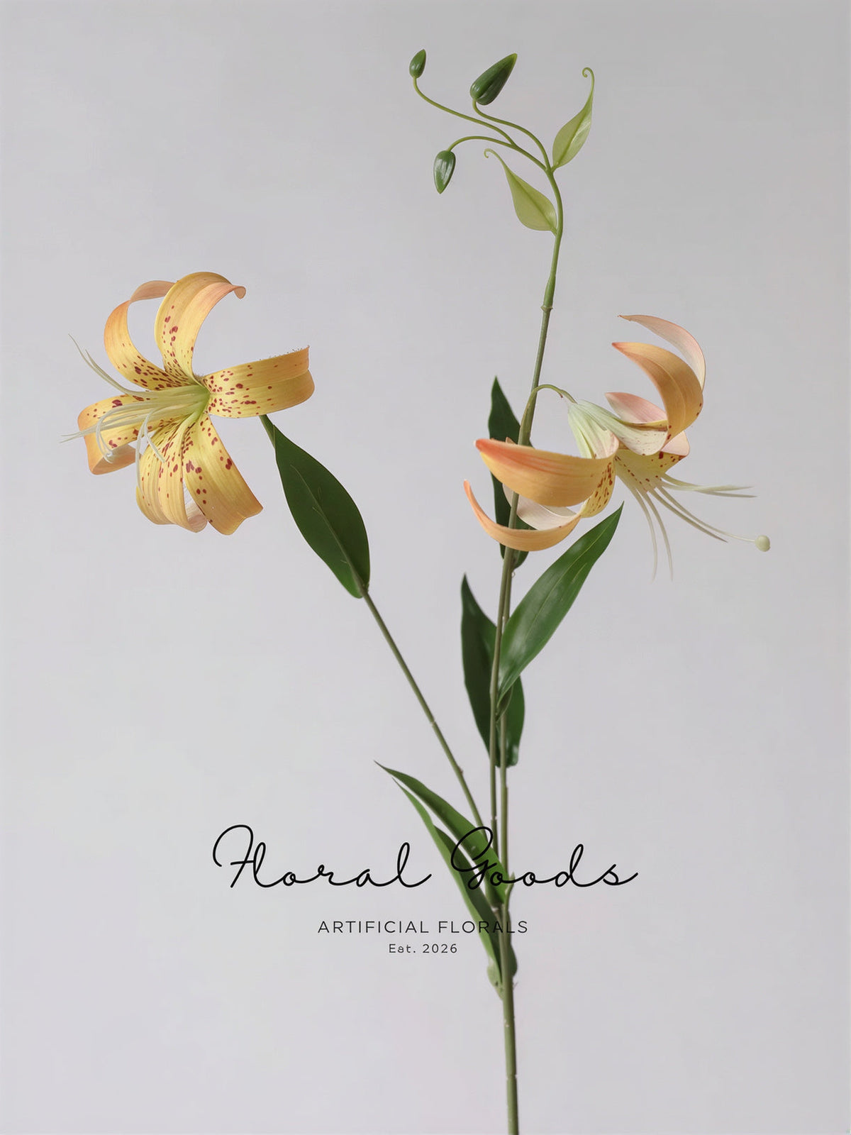 Blooming Lily Stem – 29.5"