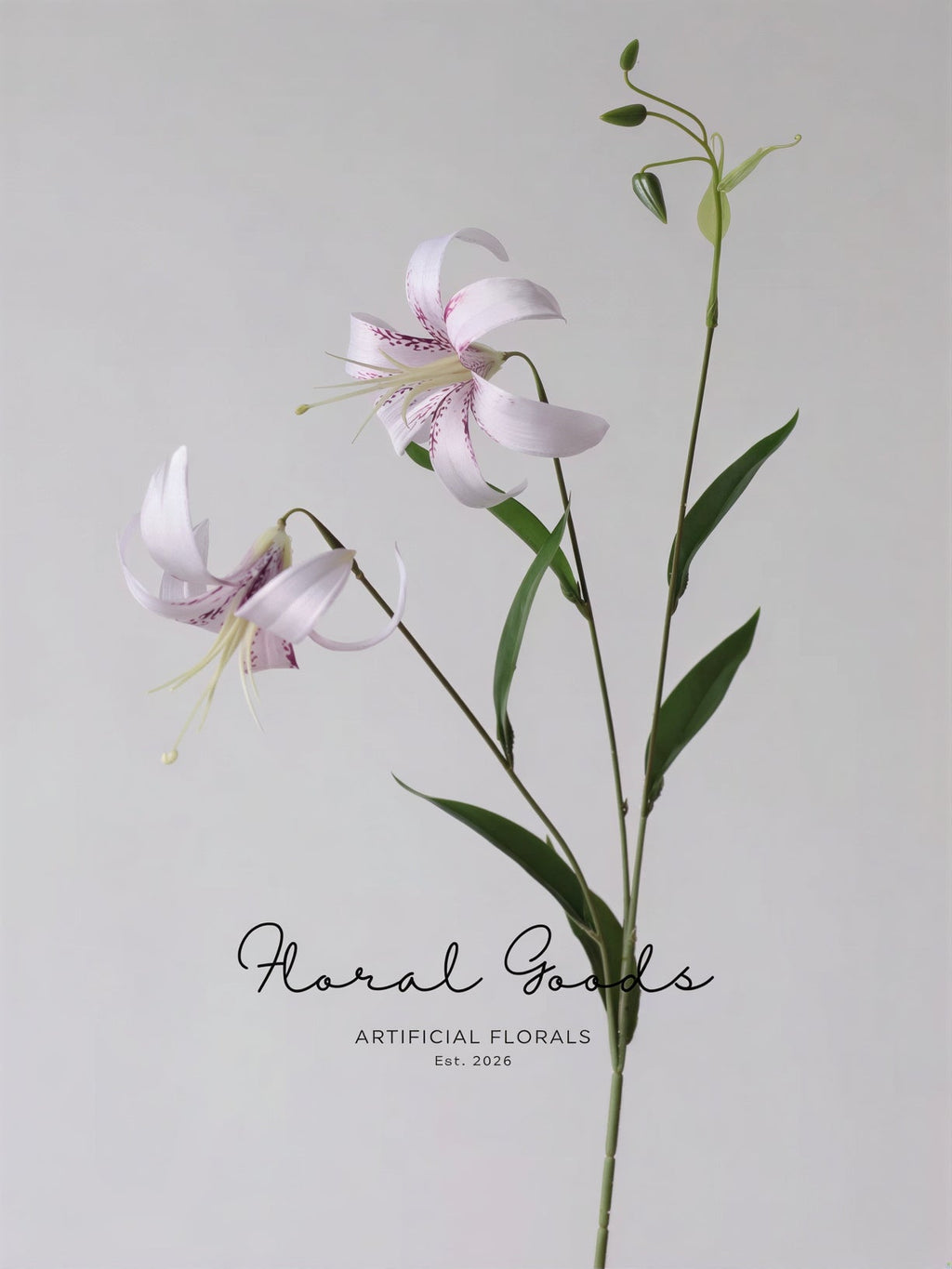 Blooming Lily Stem – 29.5"