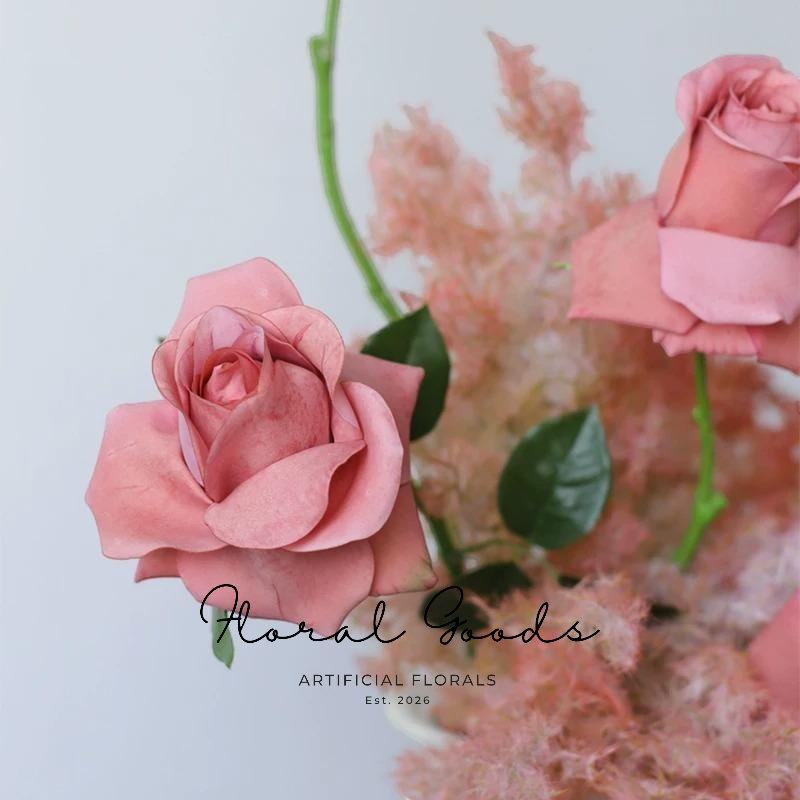 Blush Pink Rose Stem – 25.5"