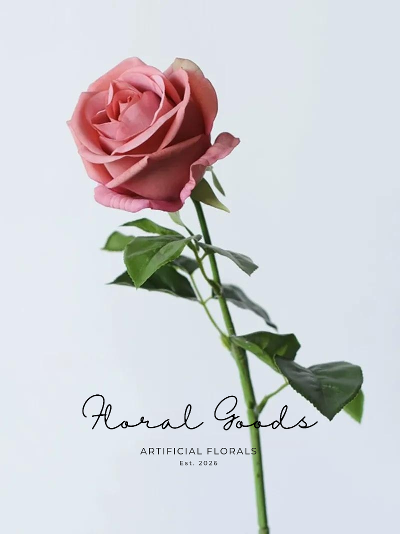Blush Pink Rose Stem – 25.5"