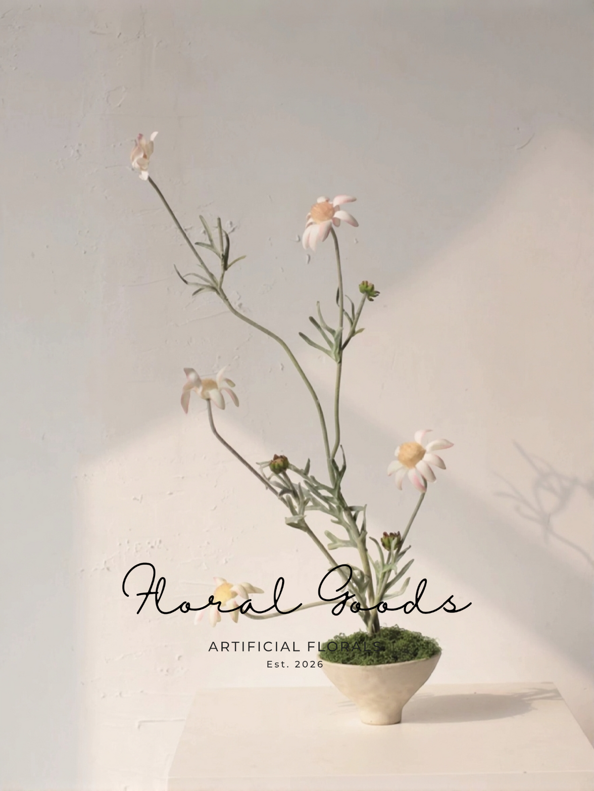 Blush Flannel Flower Spray – 32.3"