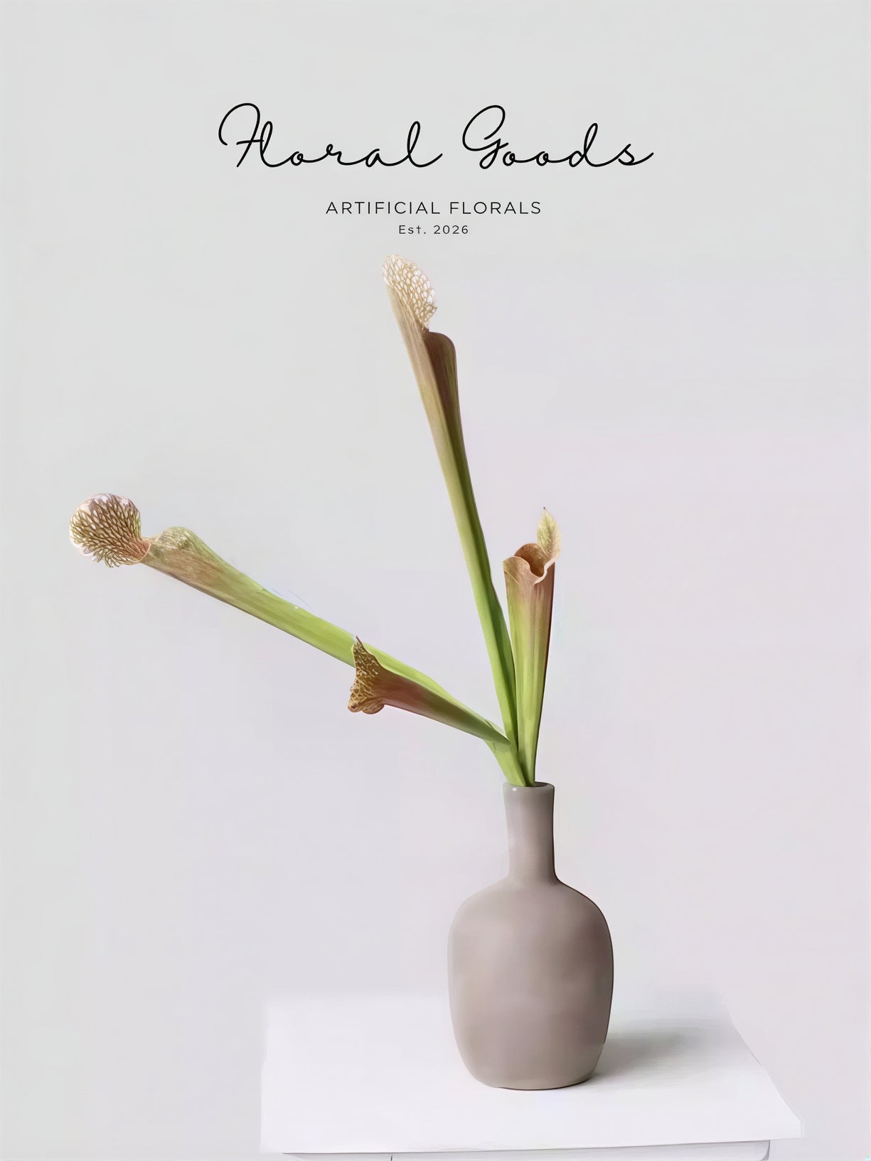 Botanical Pitcher Plant Stem – 17.7"