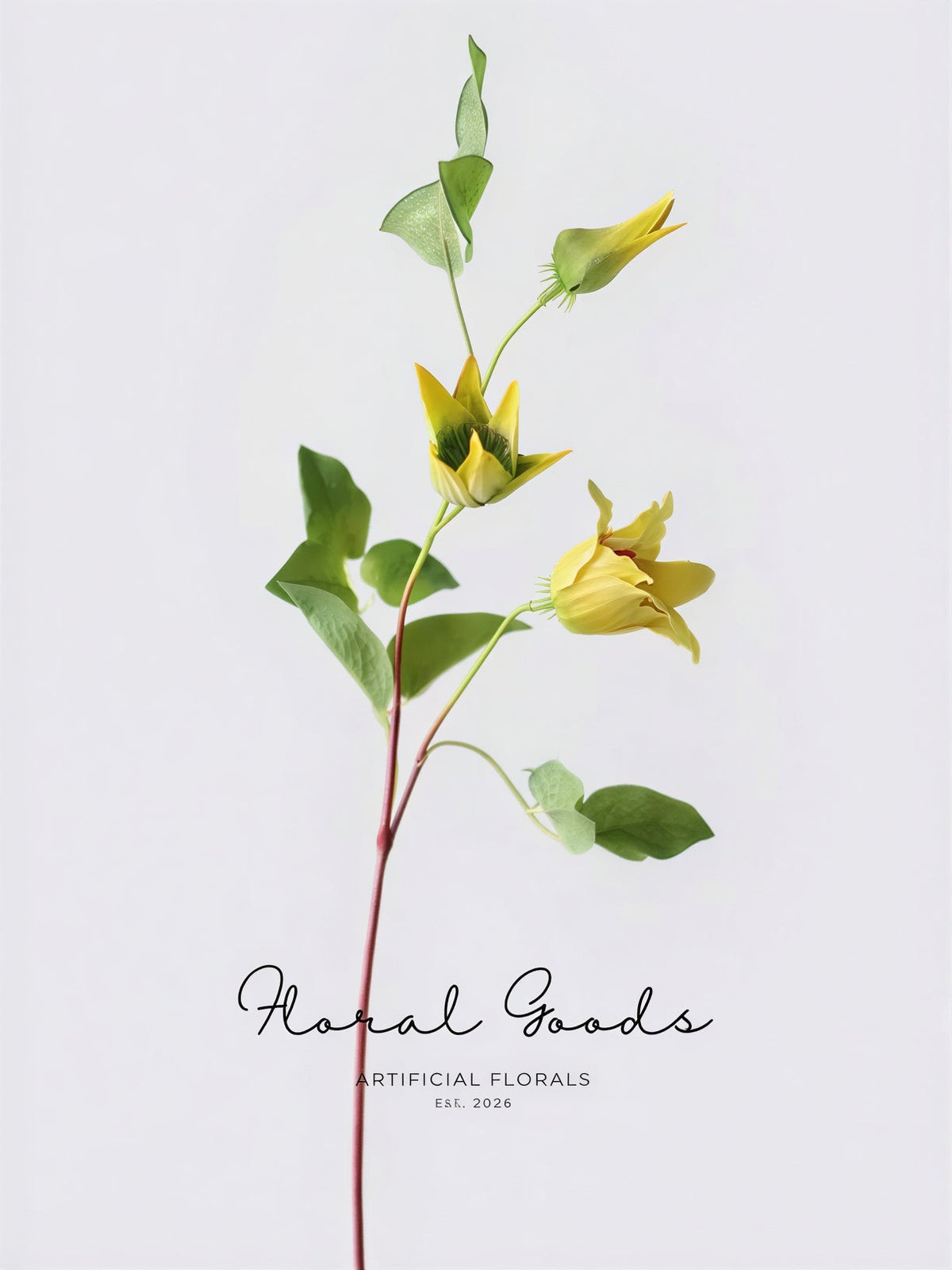 Clematis Bloom Stem – 17.7"