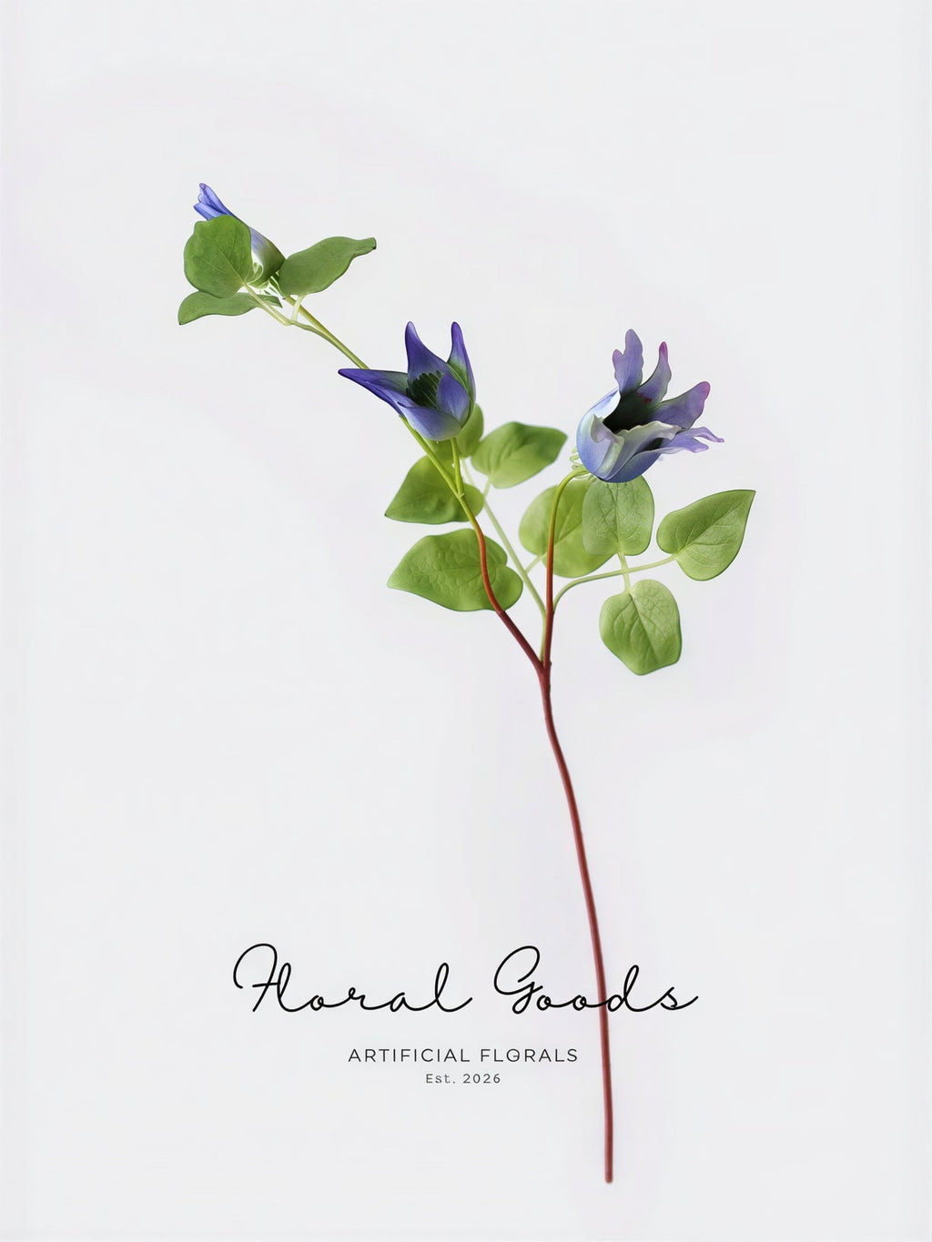 Clematis Bloom Stem – 17.7"