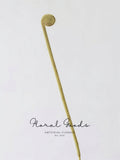 Minimal Fiddlehead Fern Stem – 17"