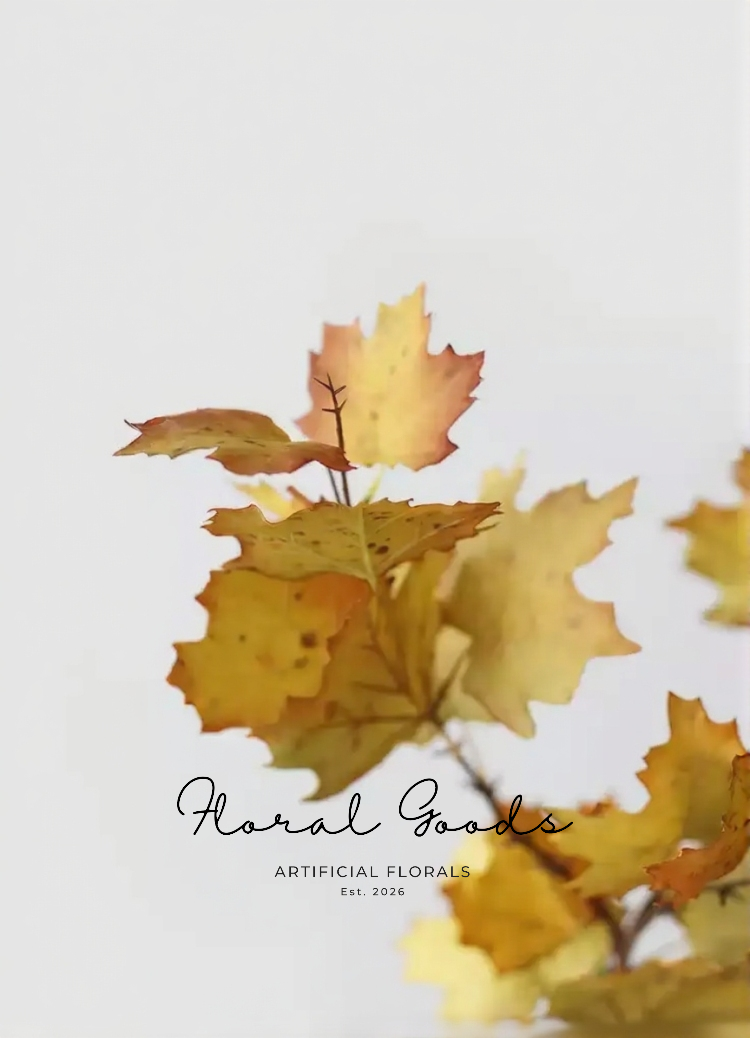 Golden Autumn Maple Spray – 47.2"