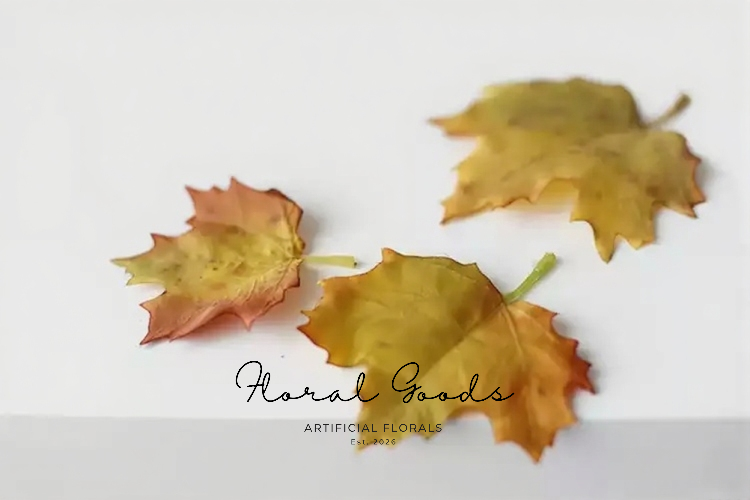 Golden Autumn Maple Spray – 47.2"
