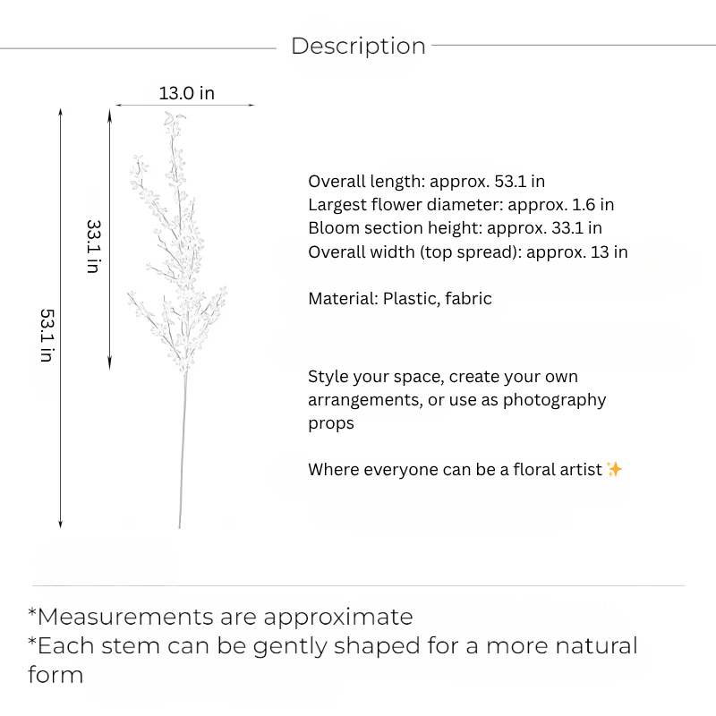 Golden Forsythia Branch – 53"