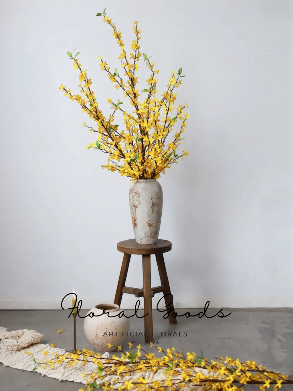 Golden Forsythia Branch – 53"