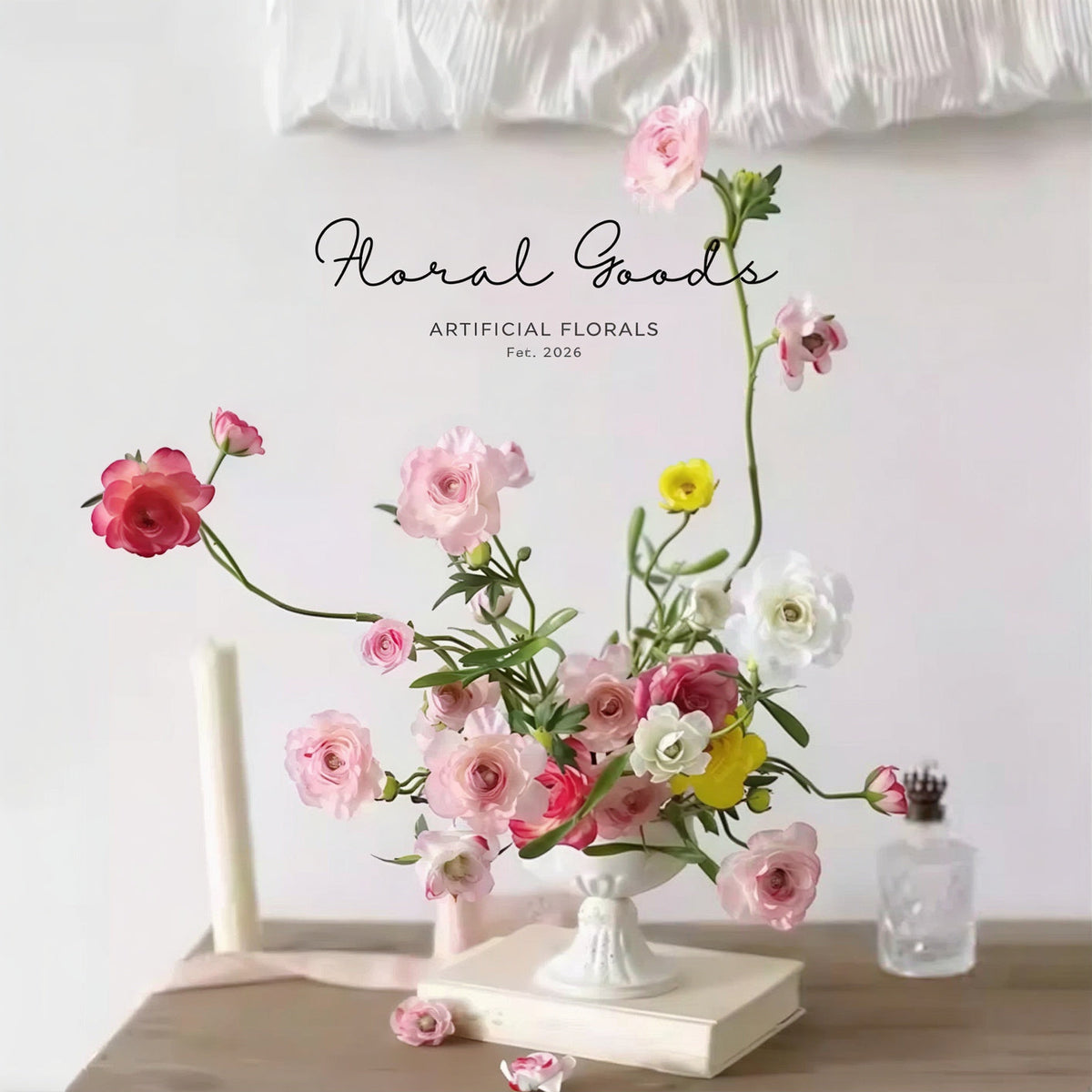 Romantic Garden Floral Arrangement Kit (Stems Only)