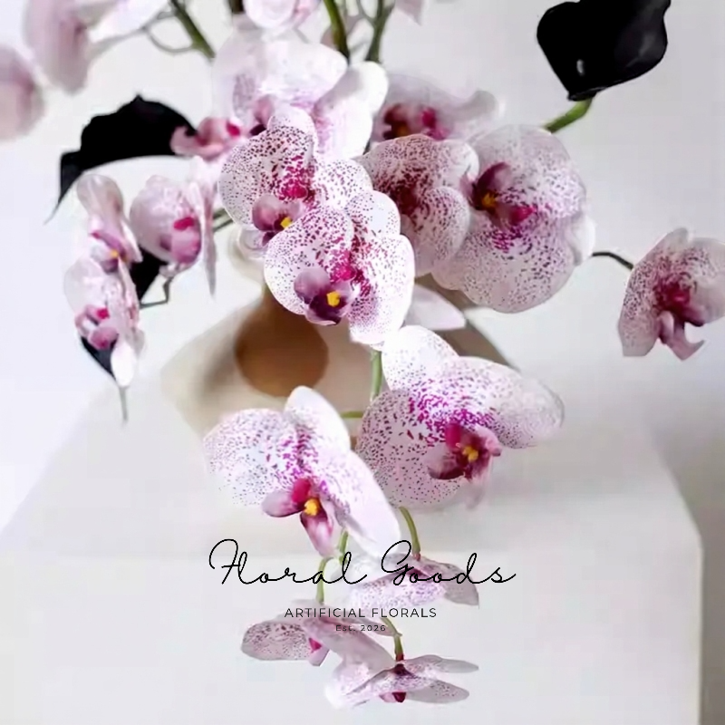 Sculptural Floral Arrangement Kit – Orchid & Calla (Stems Only)