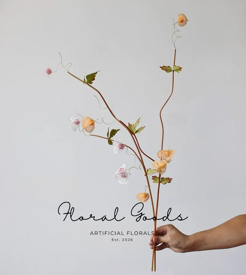 Lantern Berry Branch Stem – 34"