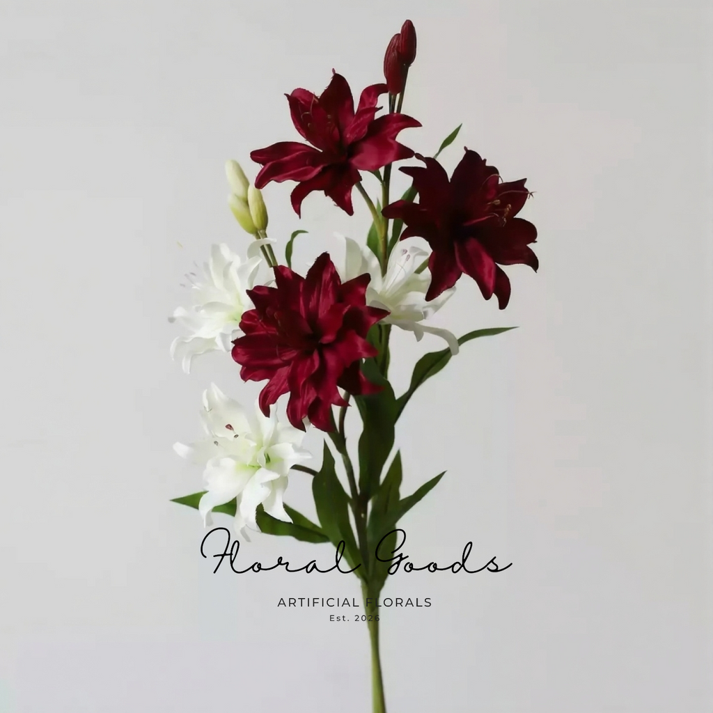 Layered Petal Lily Stem – 23.6"