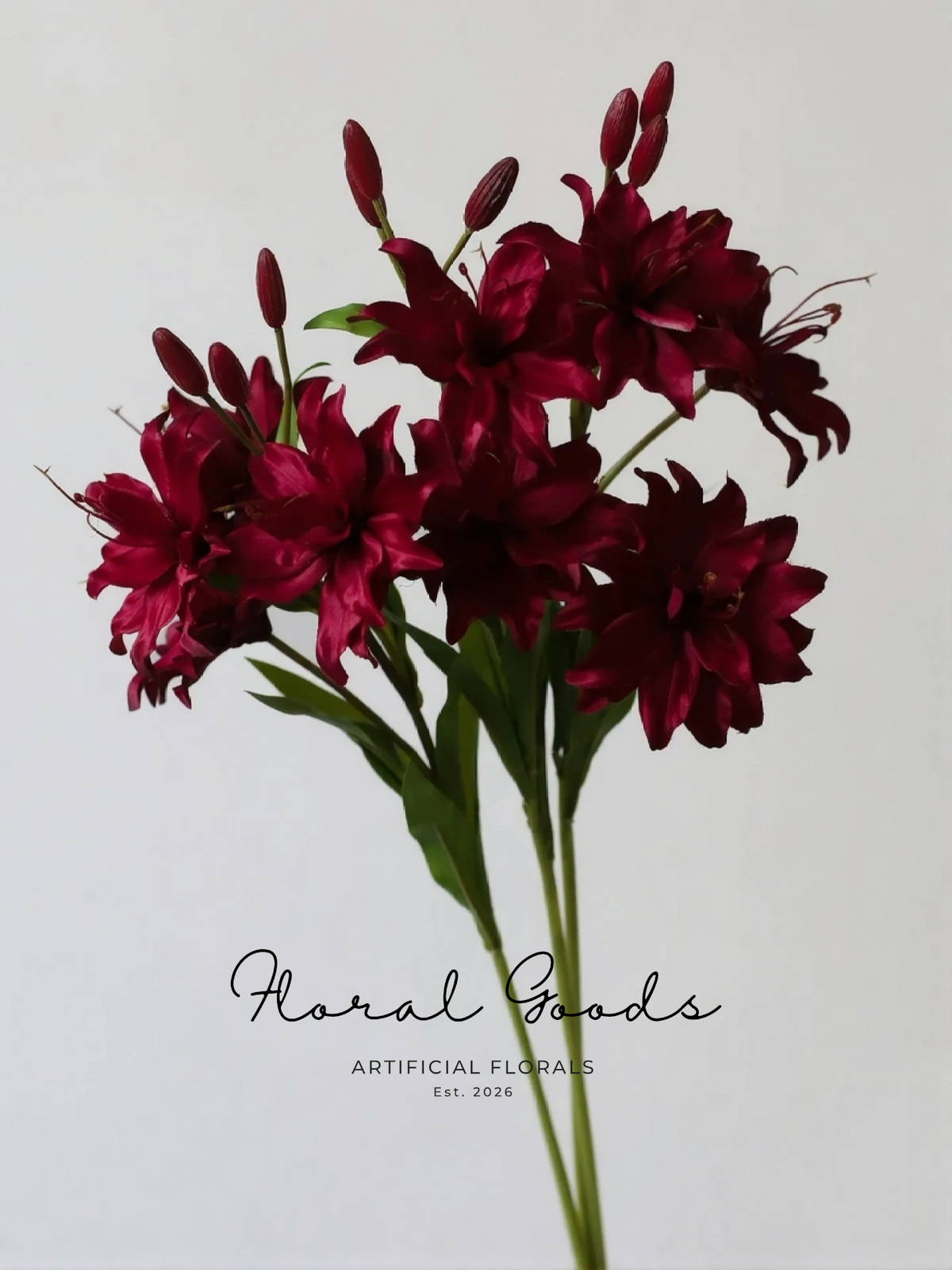 Layered Petal Lily Stem – 23.6"